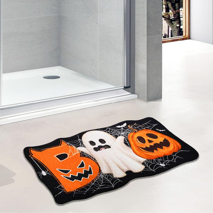 Halloween Ghost Bath Mat - Non-Slip Bathroom Rug for Festive Home Décor