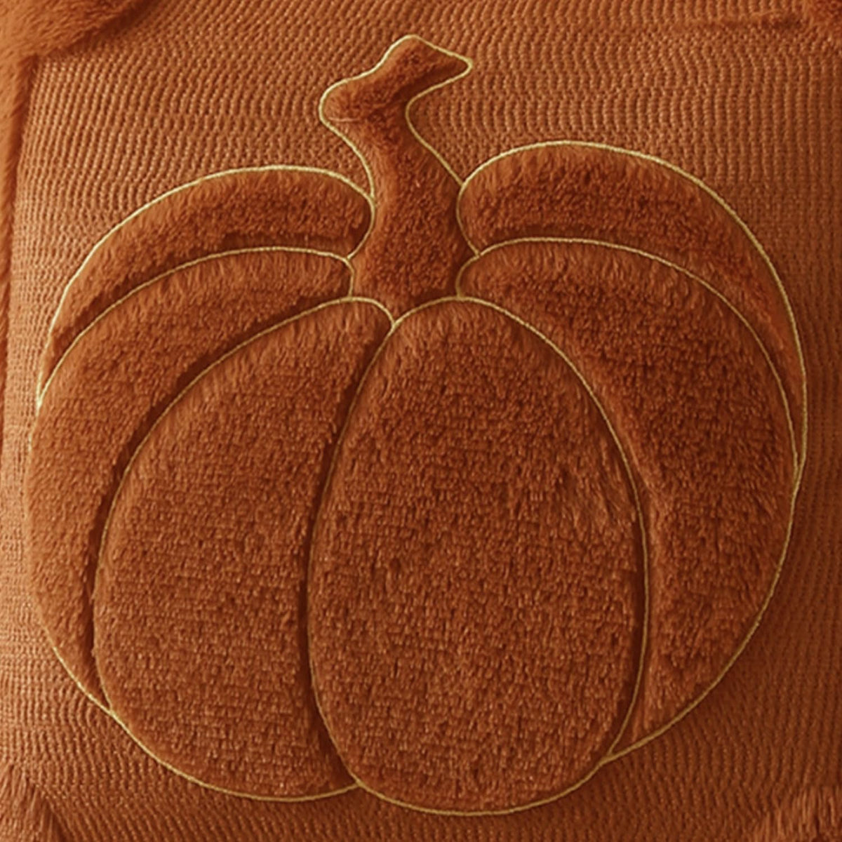 Rust Pumpkin Fall Pillow Covers 18x18 - Autumn Home Decor PT009C18