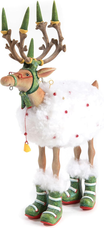 MACKENZIE-CHILDS Patience Brewster Dash Away Blitzen Reindeer Figurine for Christmas Home Decor