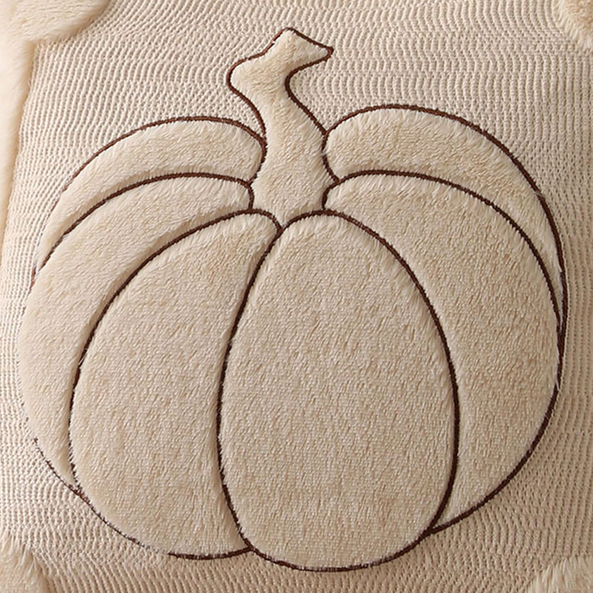 Fall Pillow Covers 18X18 Beige Pumpkin Fall Home Decor PT009A18