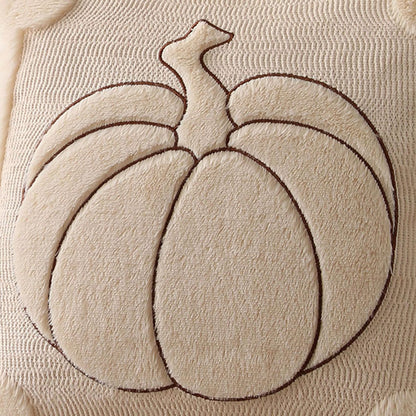 Fall Pillow Covers 18X18 Beige Pumpkin Fall Home Decor PT009A18