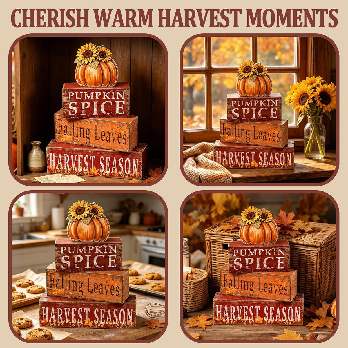 Autumn-Inspired Pumpkin Home Decor and Seasonal Accents