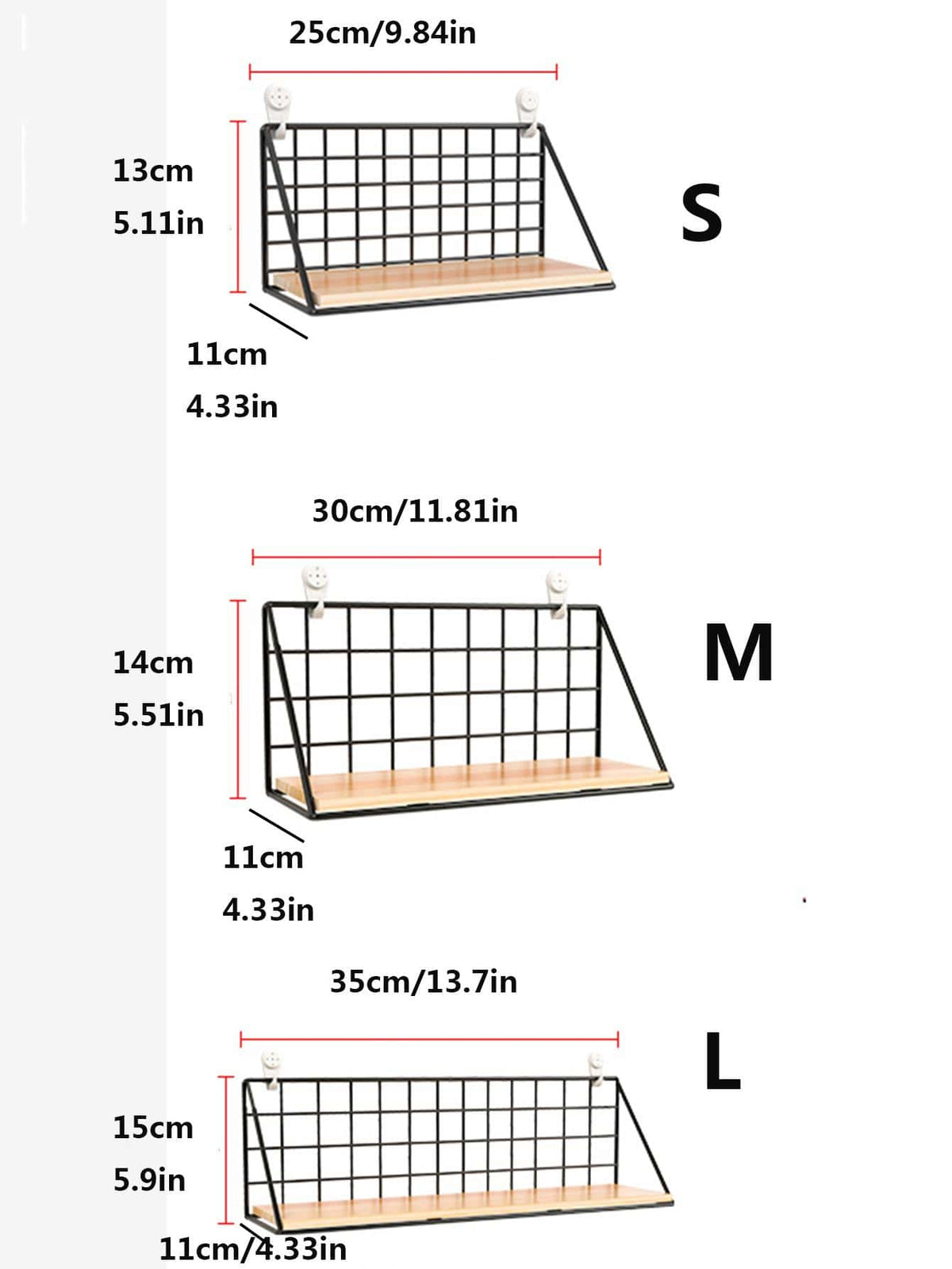 Wall-Mounted Storage Rack for Home Decor - Punch-Free Design